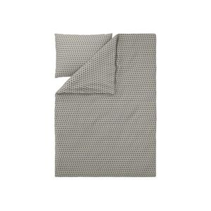 LIVARNO® Posteľná bielizeň z bavlny Renforcé, 140 x 200 cm (sivá/biela) vyobraziť