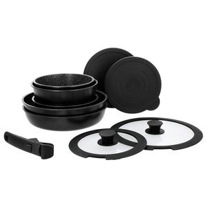 SILVERCREST® Súprava hrncov a panvíc z hliníkovej zliatiny, 10-dielna vyobraziť