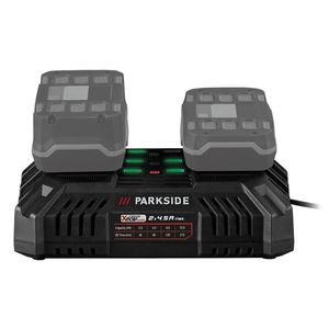 PARKSIDE® Dvojitá nabíjačka na akumulátor 20 V/4, 5 A vyobraziť