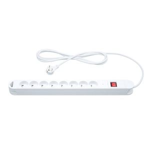 TRONIC® Zásuvková lišta, 8 zásuviek (biela) vyobraziť