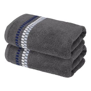 LIVARNO® Froté uterák, 50 x 100 cm, 2 kusy (sivá) vyobraziť