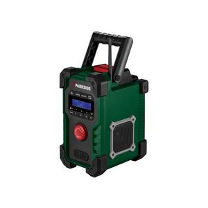 PARKSIDE® Aku stavebné rádio 20 V/12 V PBR 10 A1 – bez akumulátora vyobraziť