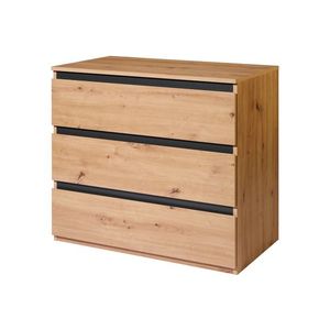 LIVARNO® Komoda Genf s 3 zásuvkami v dekore dub artisan vyobraziť