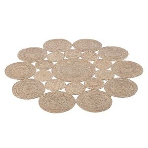 KONDELA Taban koberec 120 cm prírodná vyobraziť