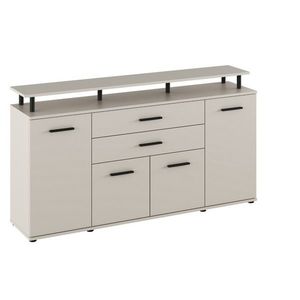 KONDELA Hanola štvordverová komoda so zásuvkami kašmír vyobraziť