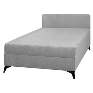 KONDELA Isib 120 čalúnená jednolôžková posteľ (váľanda) svetlosivá vyobraziť