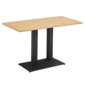 KONDELA Rinaldo Typ 2 jedálenský bistro stôl 120x60 cm dub / čierna vyobraziť