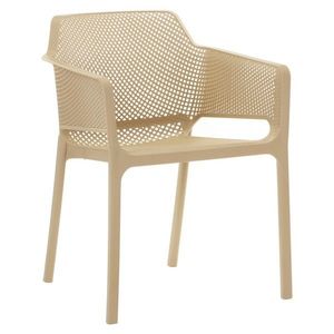 KONDELA Lavton záhradná stolička sivohnedá (taupe) vyobraziť