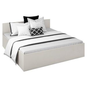 KONDELA Doli manželská posteľ s kovovým roštom kašmír vyobraziť