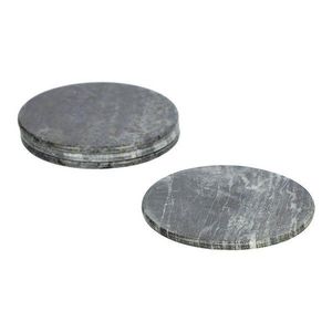 Sivé mramorové tácky v súprave 4 ks Tresa – Kave Home vyobraziť