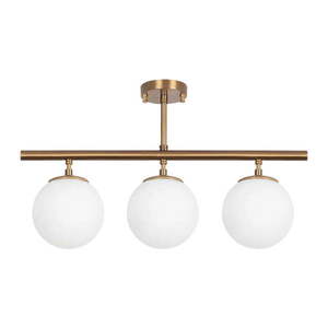 Stropné svietidlo v bronzovej farbe so skleneným tienidlom ø 15 cm Atmaca – Opviq lights vyobraziť