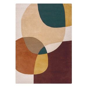 Fialový ručne tkaný vlnený koberec 200x290 cm Glow Purple Multi – Flair Rugs vyobraziť