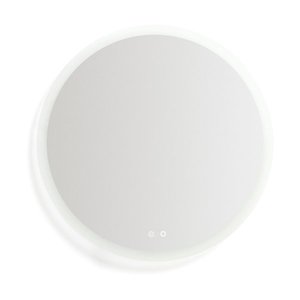 Nástenné zrkadlo s osvetlením ø 80 cm Mervi – Kave Home vyobraziť