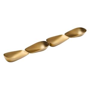 Servírovacia miska z nehrdzavejúcej ocele v zlatej farbe Aruc – Kave Home vyobraziť