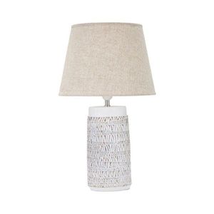 Béžová stolová lampa s textilným tienidlom (výška 60, 5 cm) Nairobi – Mauro Ferretti vyobraziť