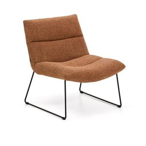 Ženilkové kreslo v terakotovej farbe Asen – Kave Home vyobraziť