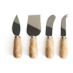 Nože v súprave 4 ks na syr z nehrdzavejúcej ocele Adoma – Kave Home vyobraziť