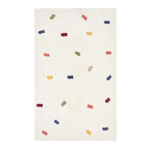 Krémovobiely bavlnený detský koberec 90x150 cm Epifania – Kave Home vyobraziť