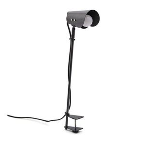Čierna kovová stolová lampa s klipom (výška 51 cm) Jula – Kave Home vyobraziť