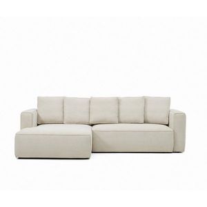 Béžová ženilková rozkladacia rohová pohovka (ľavý roh/s leňoškou) Marela – Kave Home vyobraziť