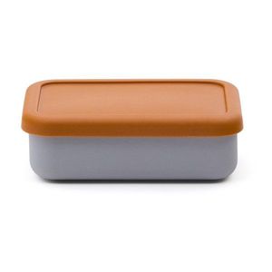 Modrý/oranžový silikónový detský desiatový box Lili – Kave Home vyobraziť