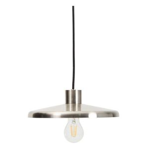 Závesné svietidlo v striebornej farbe s kovovým tienidlom Nuvira – Kave Home vyobraziť