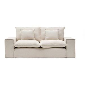 Béžová ľanová pohovka 240 cm Anarela – Kave Home vyobraziť