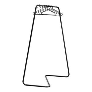 Čierny oceľový stojan na oblečenie 118x160x57 cm Hang-On – Spinder Design vyobraziť