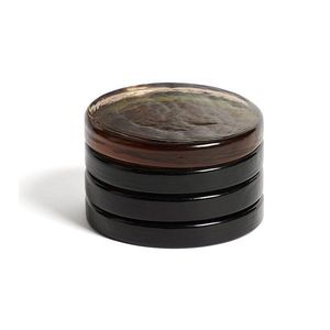 Tmavohnedá sklenená tácka Obila – Kave Home vyobraziť