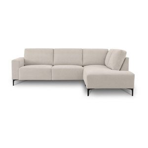 Béžová ženilková rohová pohovka (pravý roh/do L) Fabian – Scandic vyobraziť