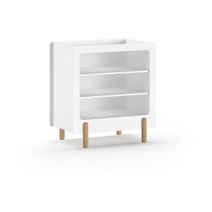 Biela detská komoda s prebaľovacím pultom 88x95x57 cm Smile – Vipack vyobraziť