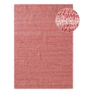 Tmavoružový ručne tkaný koberec z materiálu bouclé 120x170 cm Notting Hill Portobello – Ted Baker vyobraziť