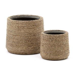 Obaly na kvetináče v súprave 2 ks z cementu ø 35 cm Sigal – Kave Home vyobraziť
