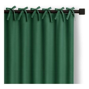 Tmavozelený dimout záves 140x250 cm Carli Tie – Restilo vyobraziť