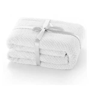 Biela deka z mikrovlákna DecoKing Henry, 150 x 200 cm vyobraziť