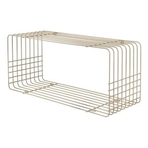 Béžová poschodová kovová polica 70 cm Wire – Mette Ditmer Denmark vyobraziť