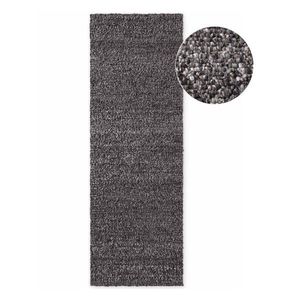 Tmavosivý ručne tkaný behúň z materiálu bouclé 80x200 cm Notting Hill Portobello – Ted Baker vyobraziť