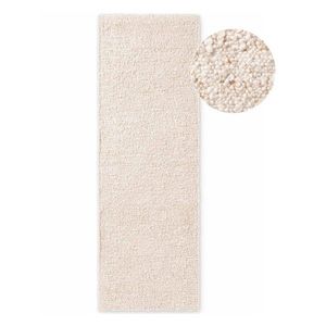 Krémovobiely ručne tkaný behúň z materiálu bouclé 80x200 cm Notting Hill Portobello – Ted Baker vyobraziť