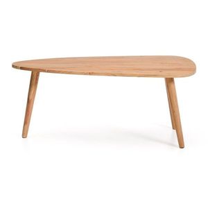 Konferenčný stolík z masívu akácie v prírodnej farbe 60x110, 5 cm Duvani – Kave Home vyobraziť