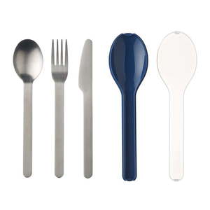 3-dielna súprava cestovných príborov s modrým obalom Mepal Ellipse vyobraziť