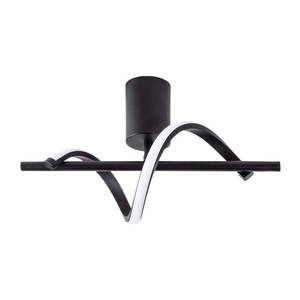 Čierne LED stropné svietidlo 7x41 cm Likma – Opviq lights vyobraziť