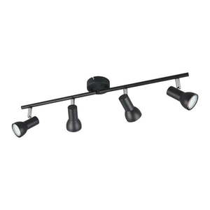 Čierne bodové svietidlo ø 8 cm Cantar – Reality vyobraziť