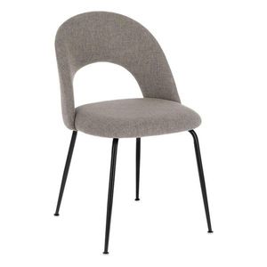 Sivá čalúnená jedálenská stolička Mahalia – Kave Home vyobraziť