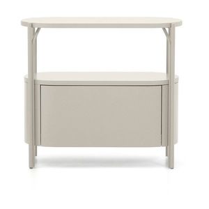 Biela skrinka pod umývadlo 90x81 cm Arely – Kave Home vyobraziť