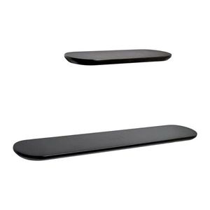 Čierne police v súprave 2 ks 55 cm Arely – Kave Home vyobraziť