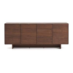 Tmavohnedá komoda v dekore orecha 194, 5x78x45 cm Norlen – Kave Home vyobraziť