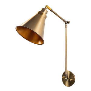 Nástenné svietidlo v zlatej farbe ø 20 cm Chicago – Opviq lights vyobraziť