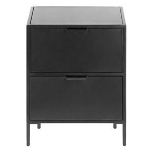 Čierny oceľový nočný stolík Shantay – Kave Home vyobraziť