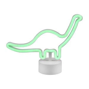 Biela LED stolová lampa (výška 20 cm) Bronto - Reality vyobraziť