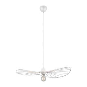 Biele závesné svietidlo ø 60 cm Chapeau – Reality vyobraziť